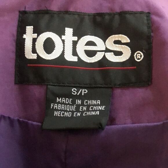 Totes purple rain jacket size Small - Picture 12 of 12
